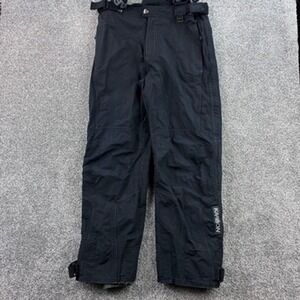 Karbon Snow Pants Mens Large Black Ski Snowboard Bib Overalls Insulated Zip